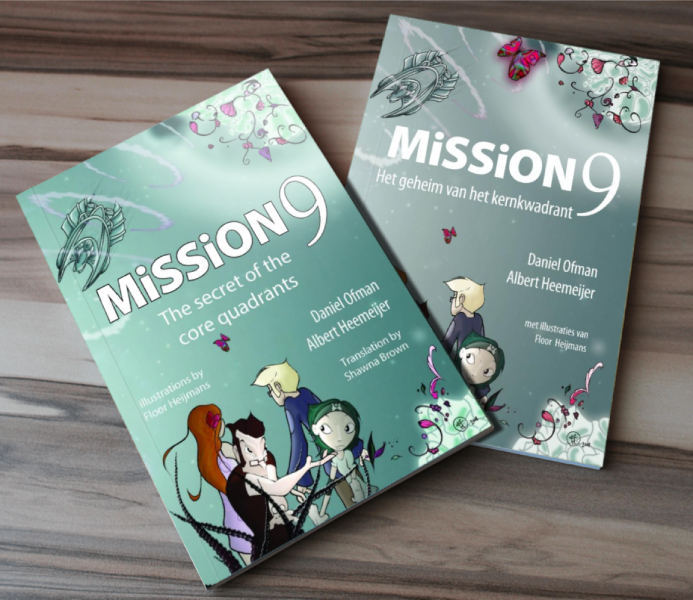 Original Mission 9 Dutch book beside the new English translation